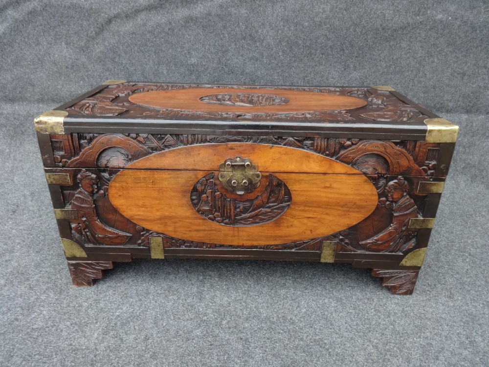 Brass bound Camphor wood Chest