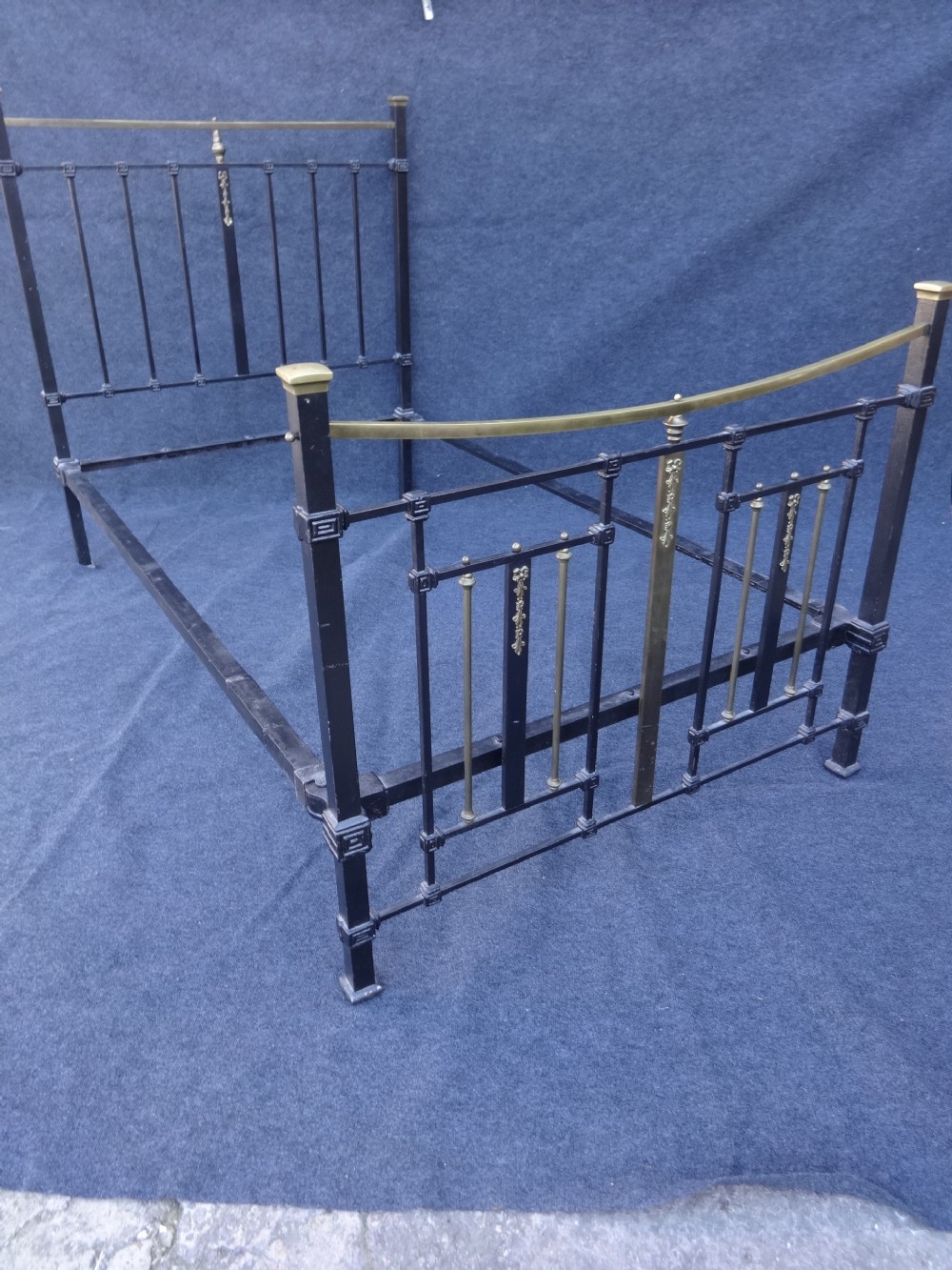 Victorian Brass and Iron Bed