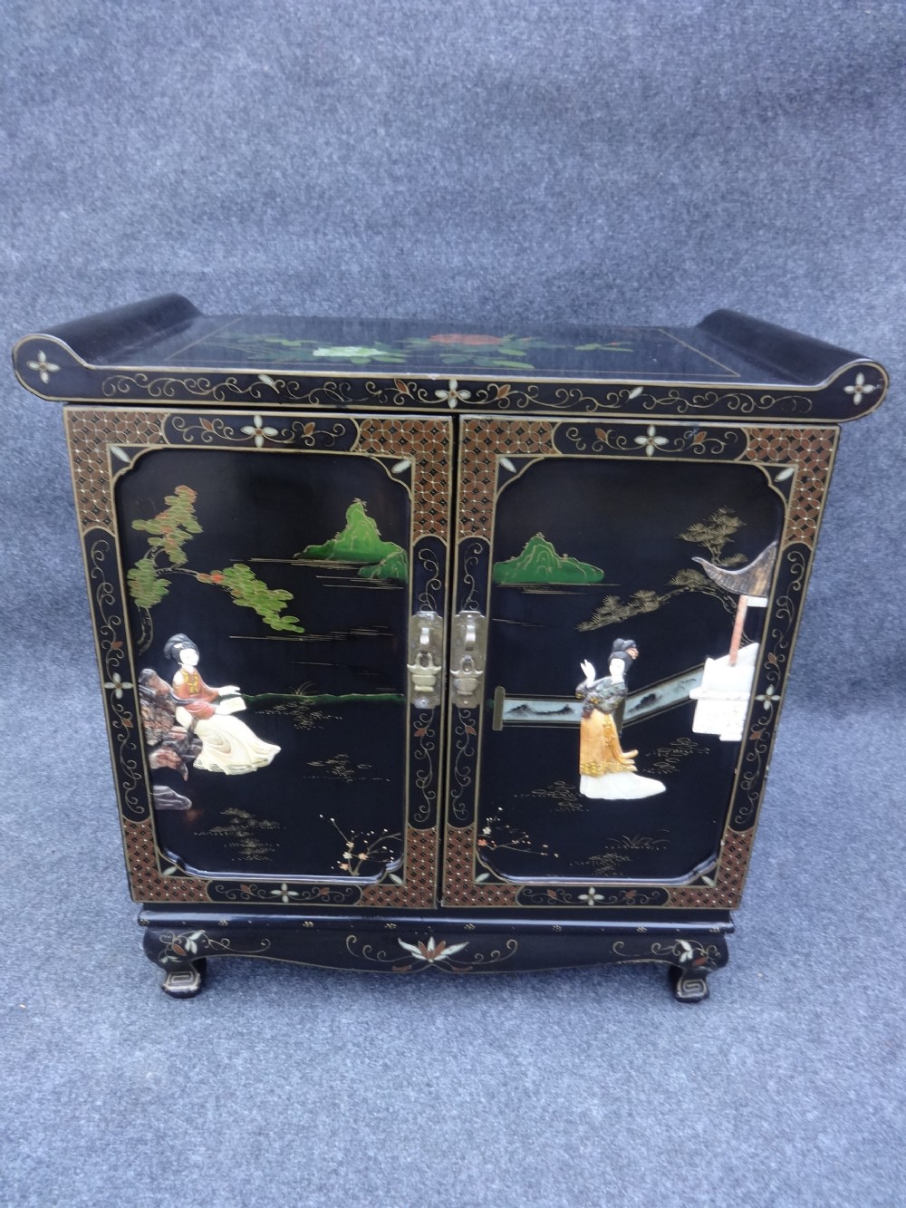 Oriental Laquered Cabinet