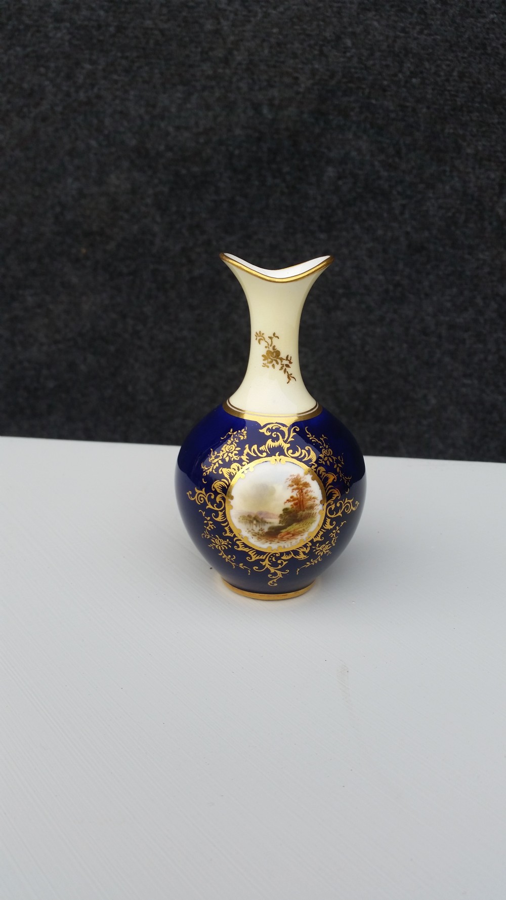 Minature Signed Coalport Vase
