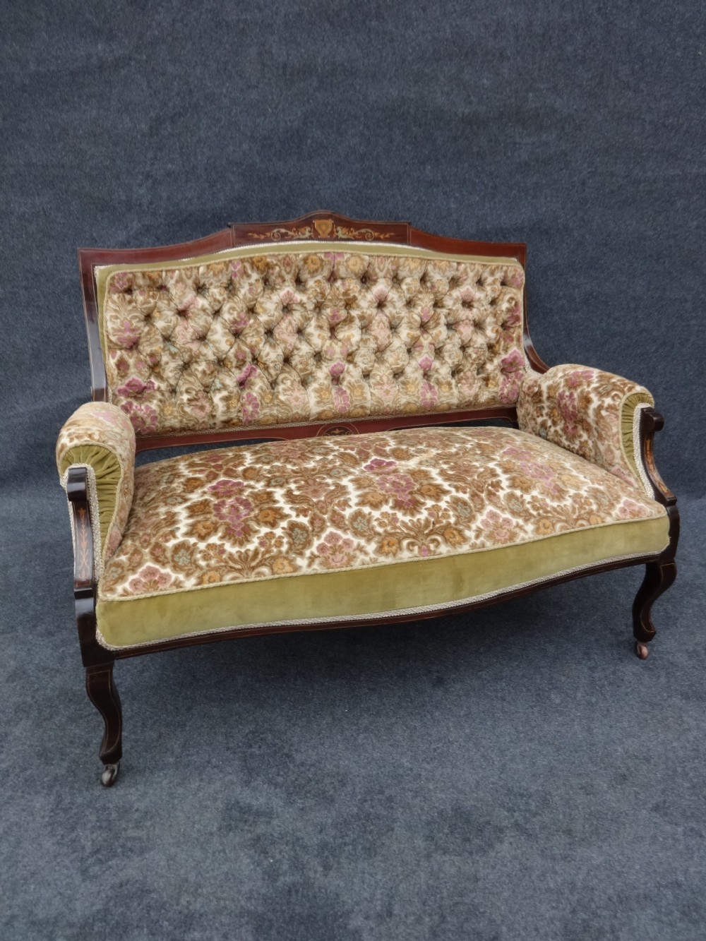 Rosewood Inlaid Sofa
