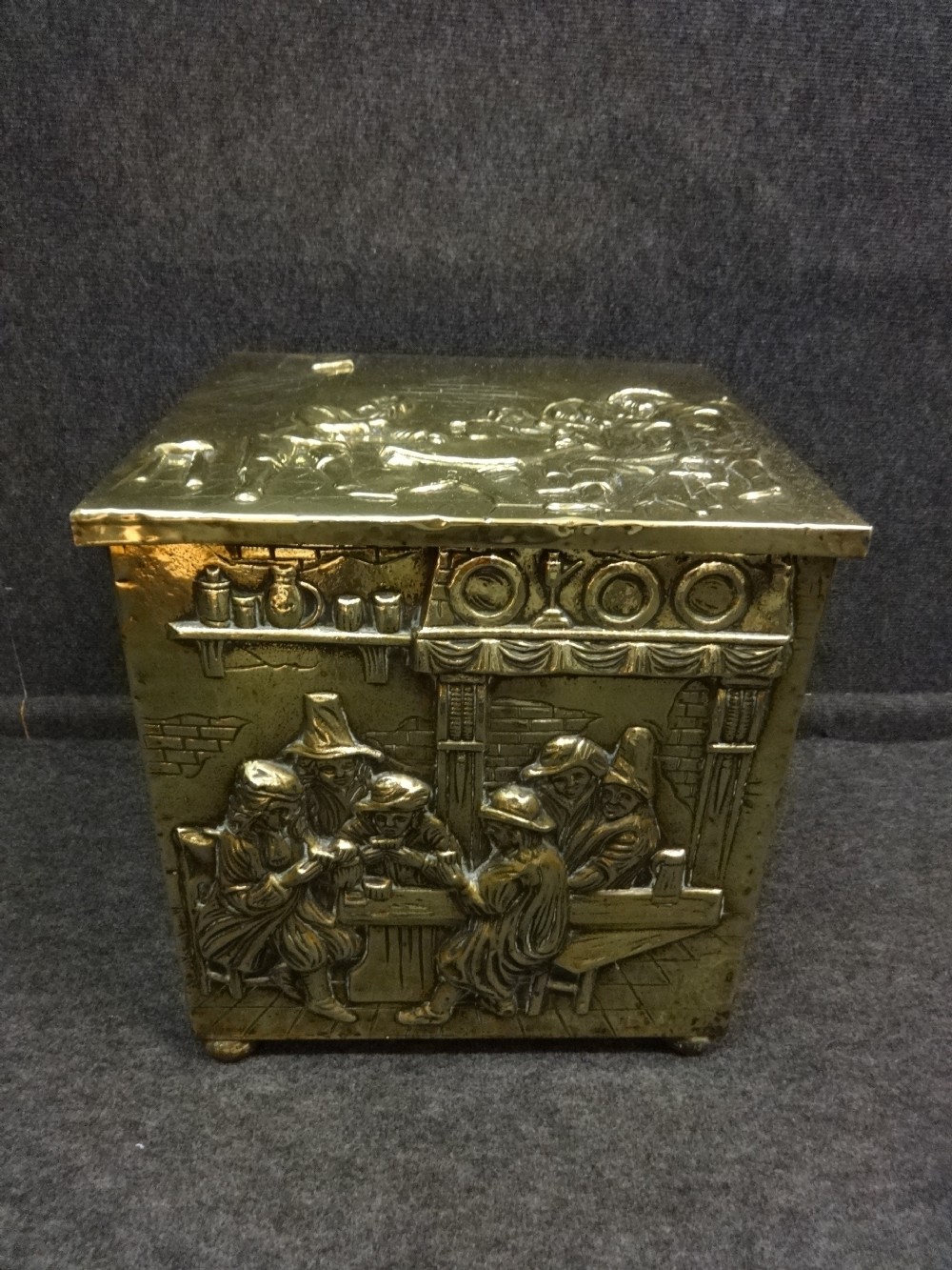 Brass Log Bin