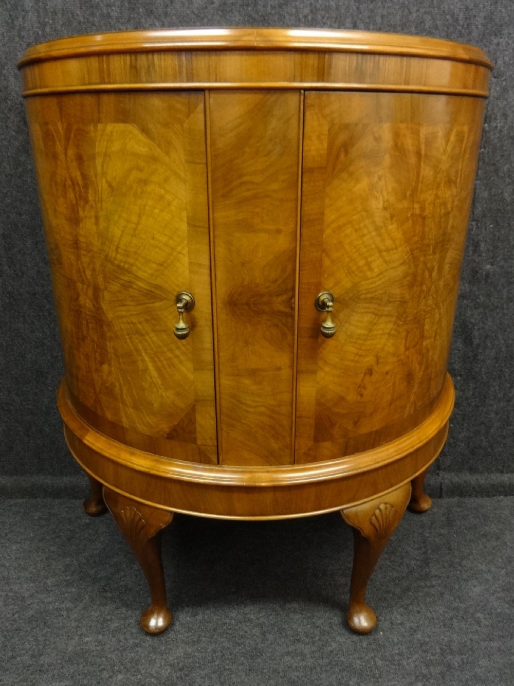 Burr Walnut Cocktail Cabinet