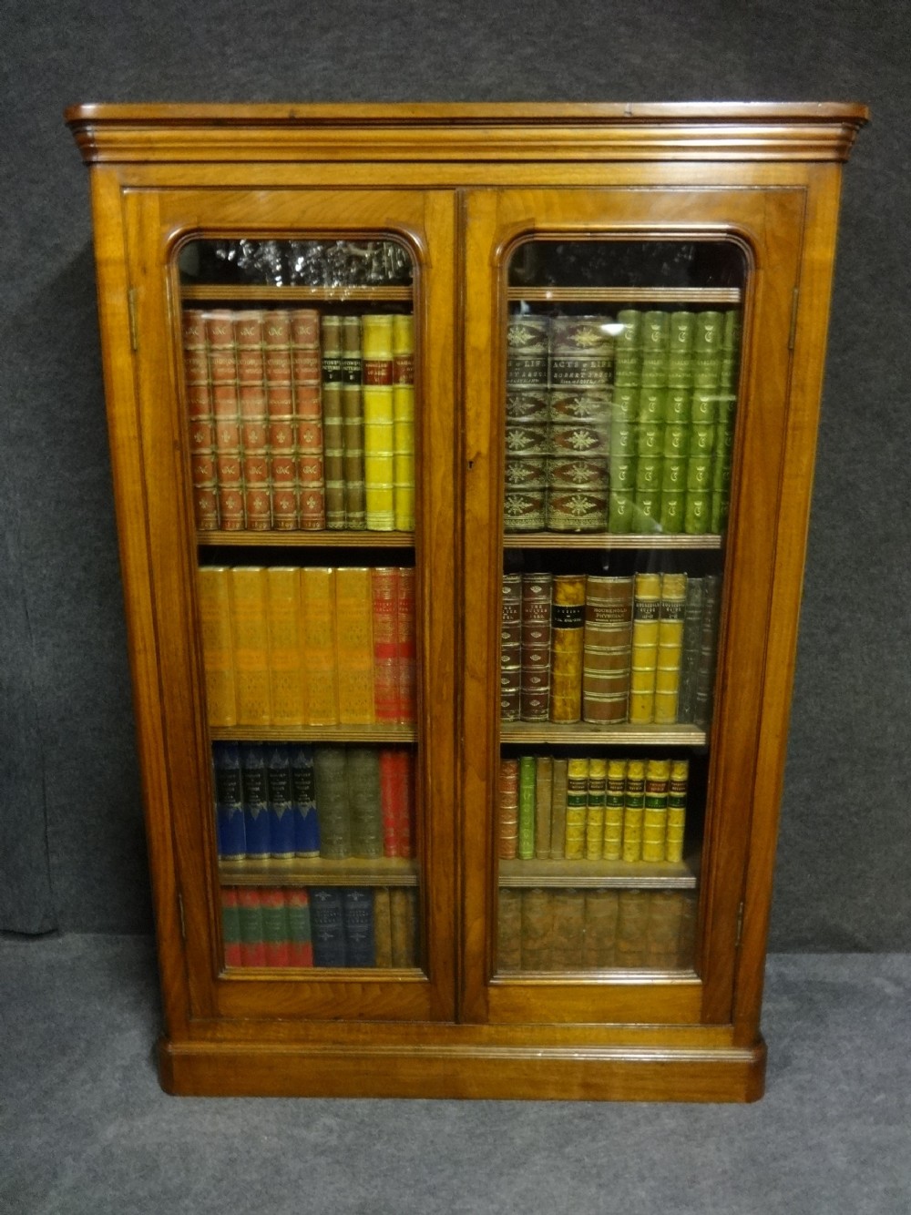 Excellent Tall Walnut Bookcase