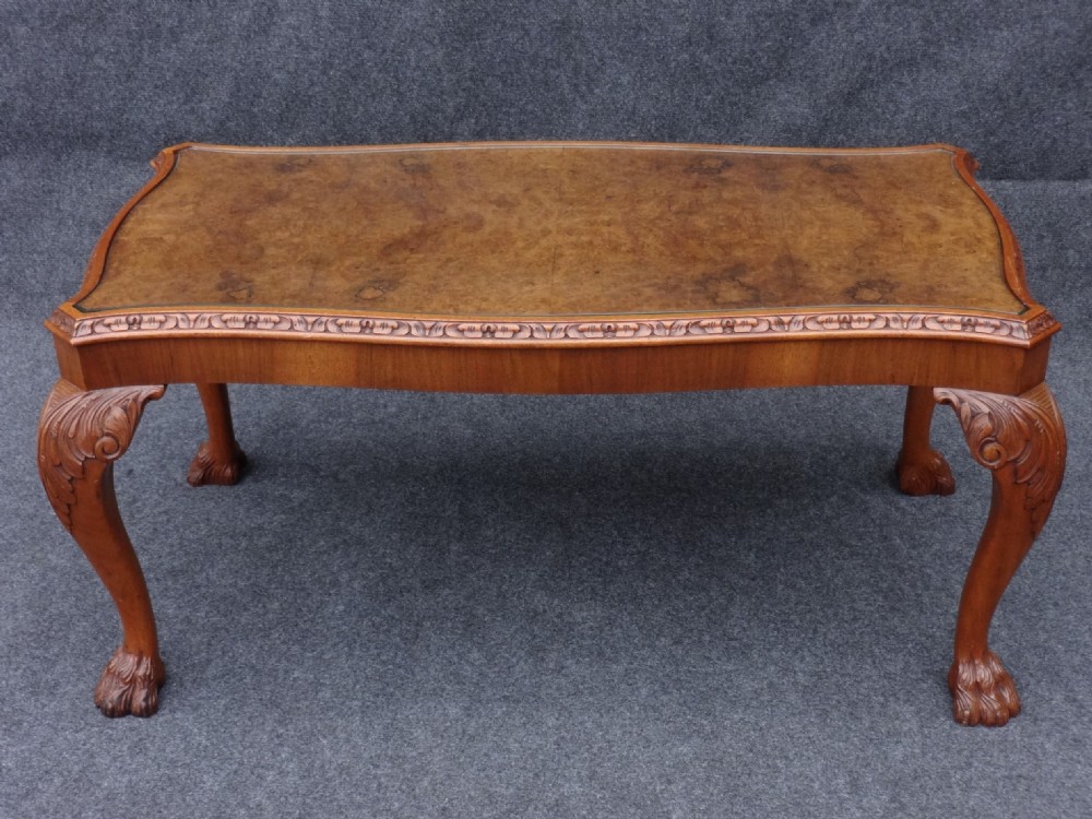 A good Burr Walnut Coffee Table