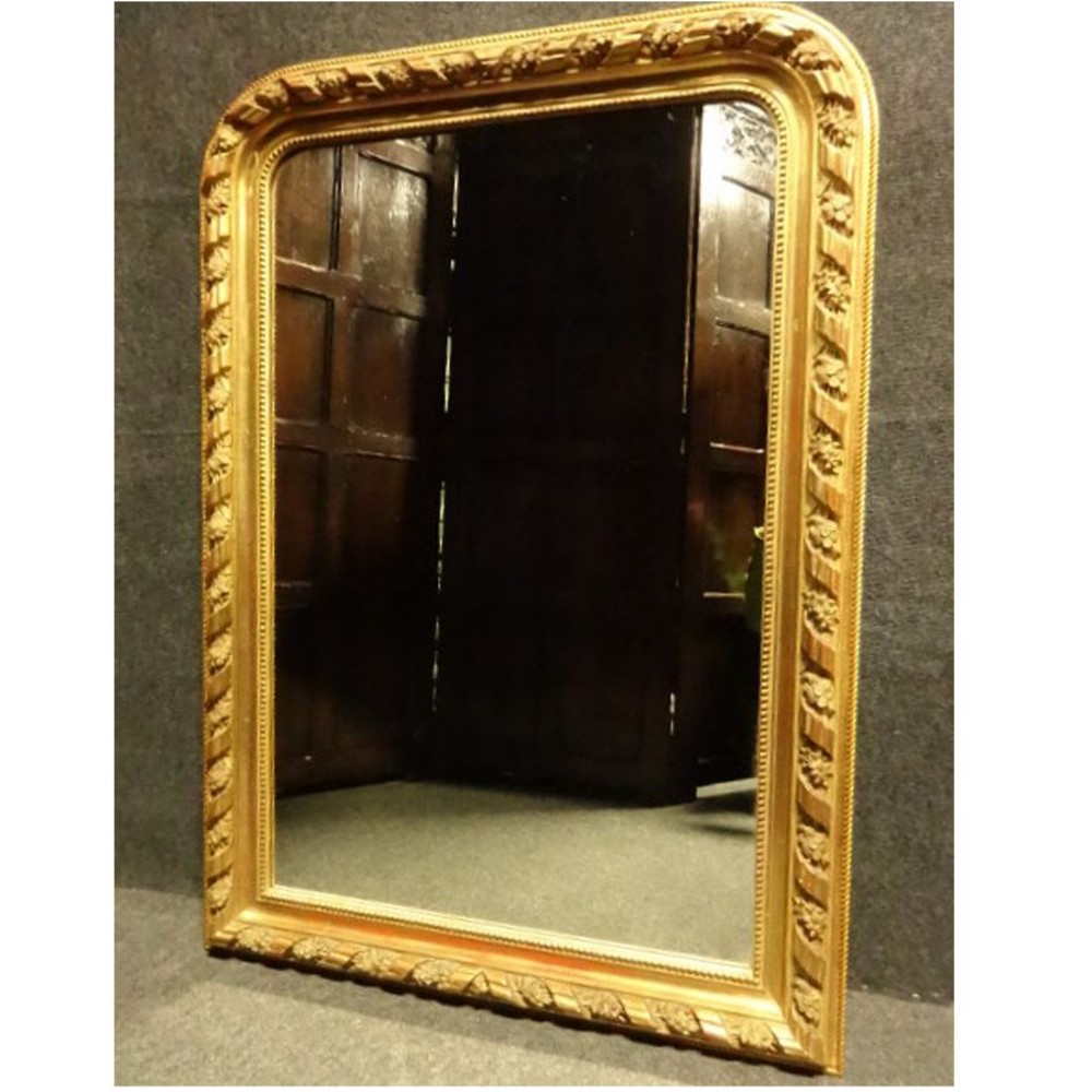 Good French Louis Phillipe Water Gilded Mirror