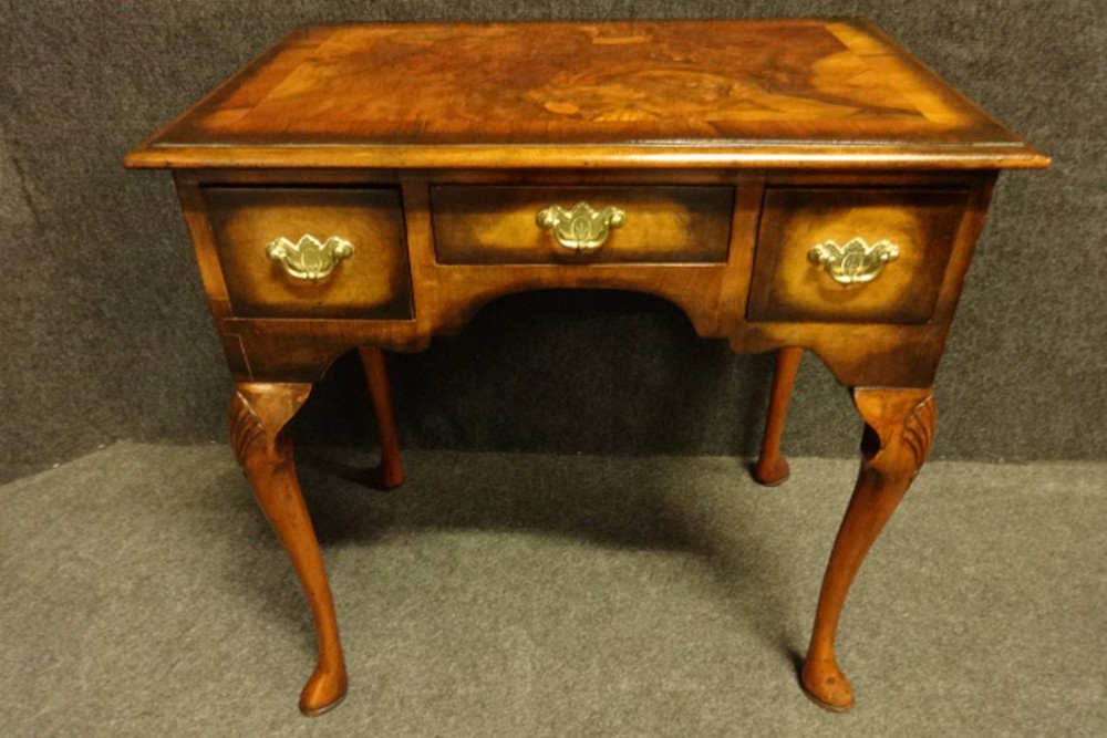 Burr Walnut Low Boy