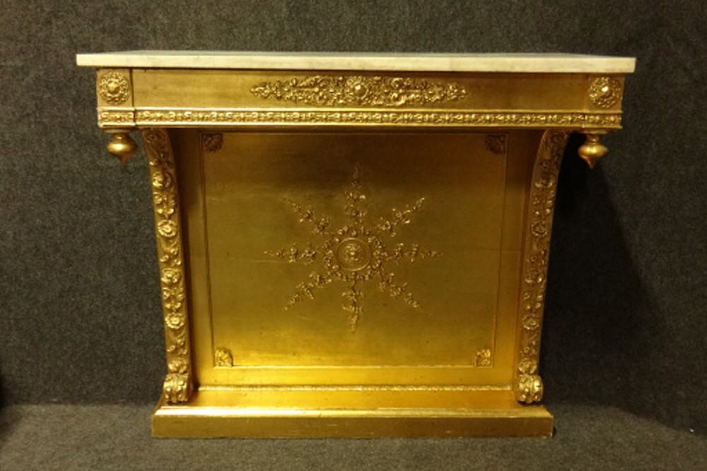 Good Gilded Console Table