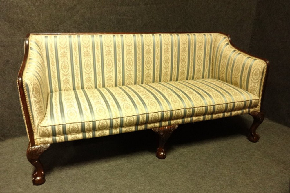 Outstanding Victorian Showframe  Mahogany Sofa