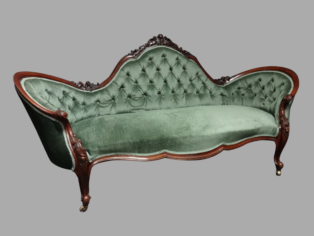 Very good Mahogany Double Ended Chaise Settee