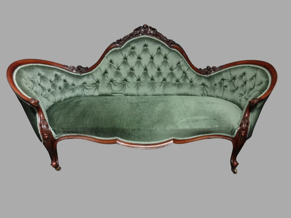 Very good Mahogany Double Ended Chaise Settee View II