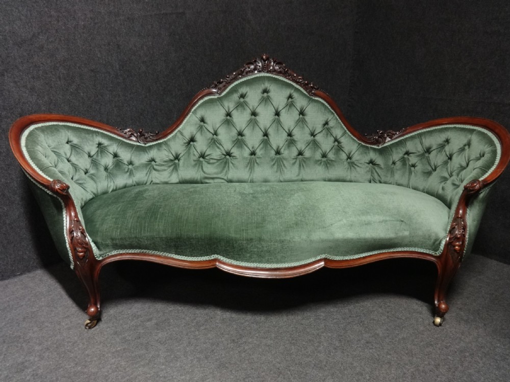 Very good Mahogany Double Ended Chaise Settee View III