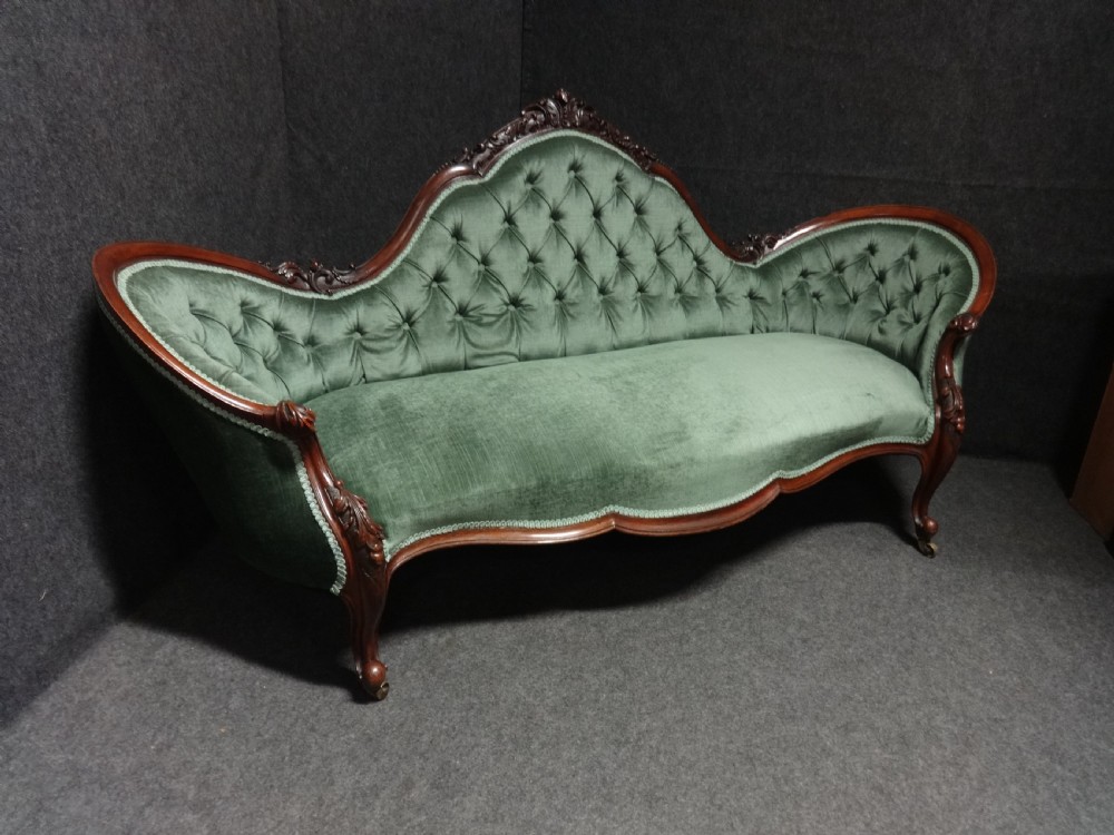Very good Mahogany Double Ended Chaise Settee View IX