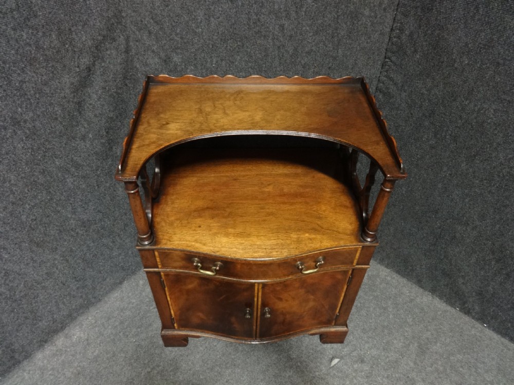 Excellent Quality Serpentine Inlaid Freestanding Sidecabinet View VI