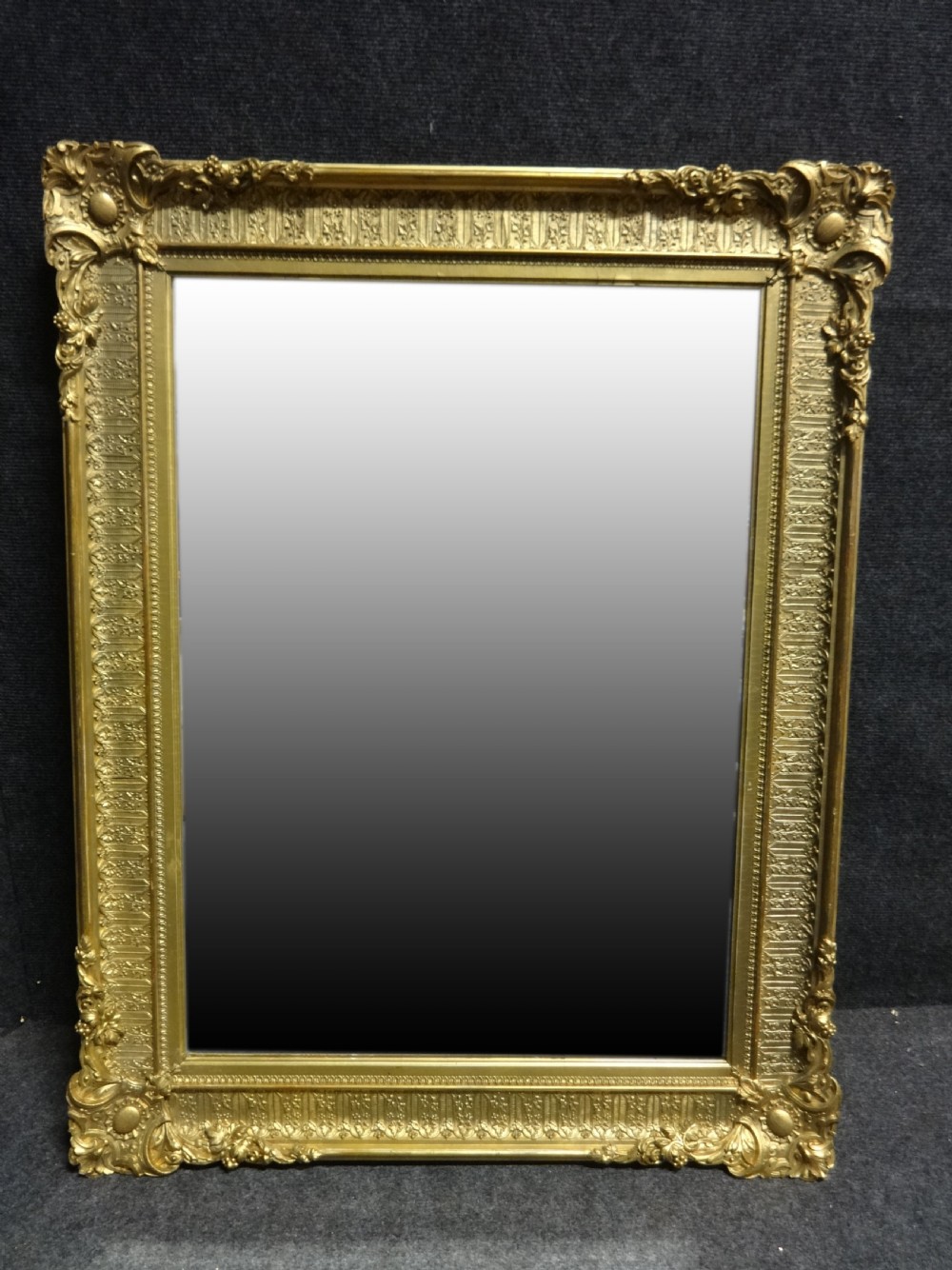 Superb Victorian Gilt Framed Bevelled Mirror View II