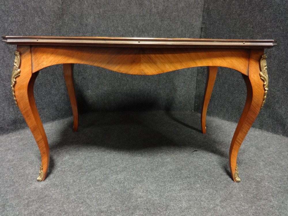 Very Good French Kingwood Parquetry Coffee Table View VI
