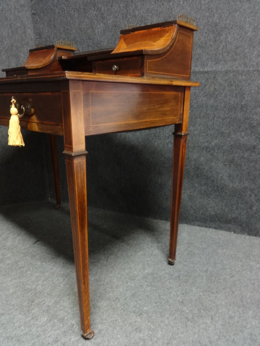 Pretty Ladies Inlaid Carlton House Desk View III