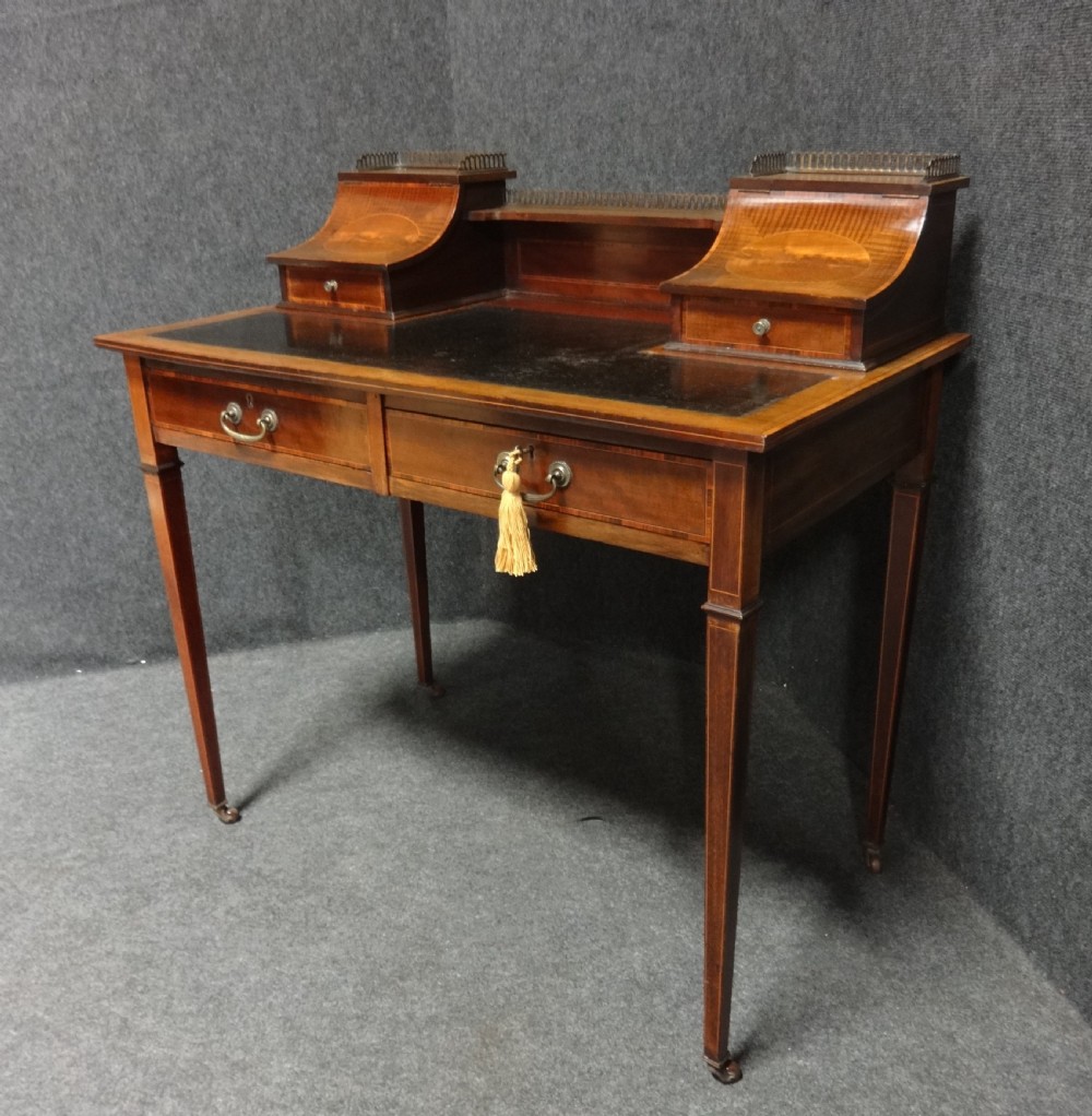 Pretty Ladies Inlaid Carlton House Desk View IX