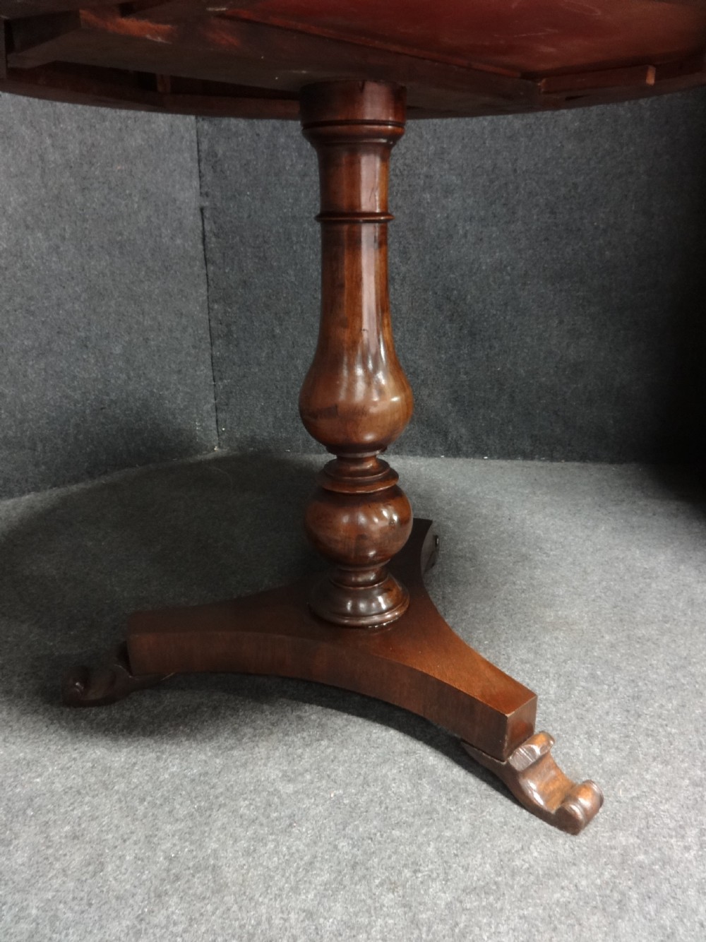 Good Leather Topped Drum Table View III