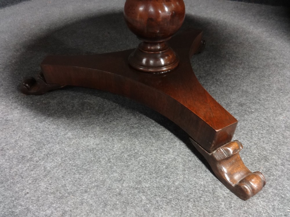 Good Leather Topped Drum Table View IV