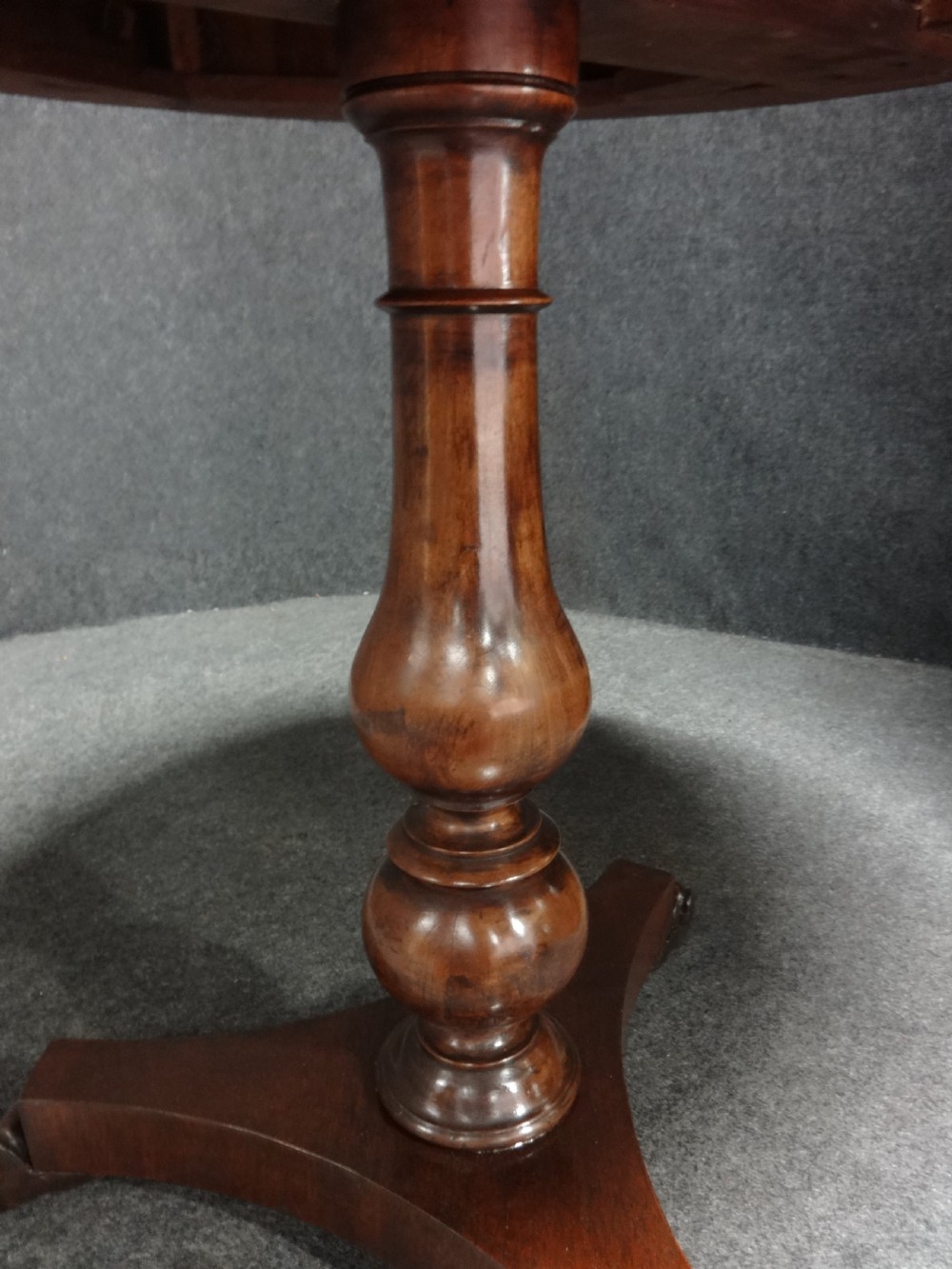 Good Leather Topped Drum Table View V