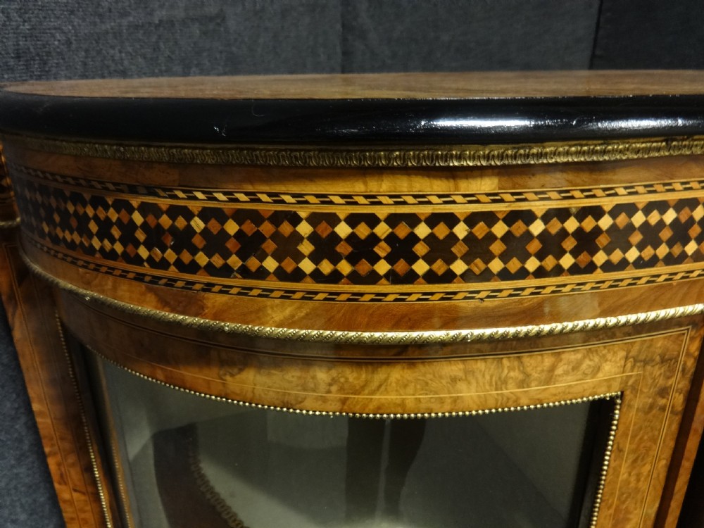 Top Quality Burr Walnut Inlaid Credenza View V