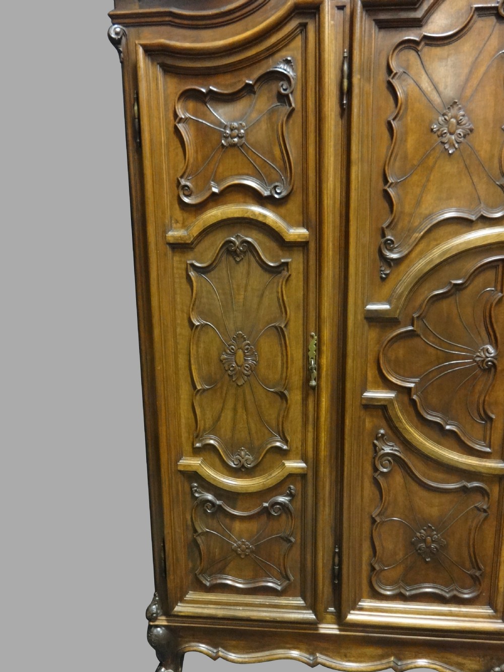 Outstanding French Walnut Armoire Wardrobe View II