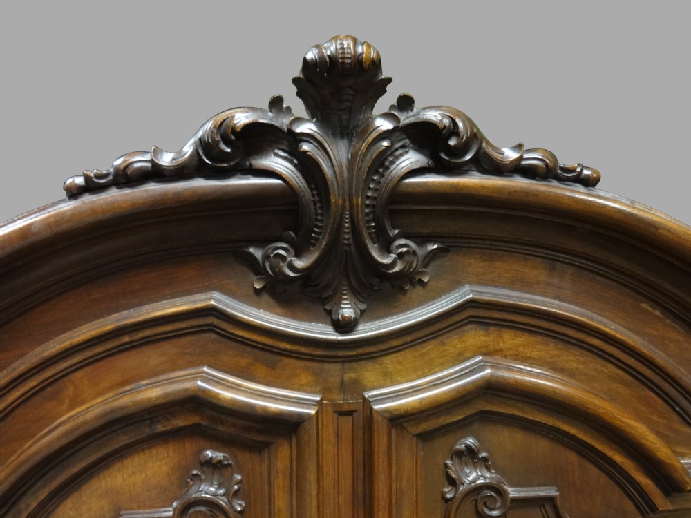Outstanding French Walnut Armoire Wardrobe View III