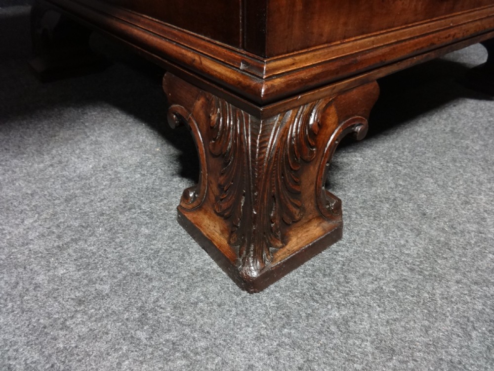 Outstanding Serpentine Mahogany Buffett Sideboard View VII