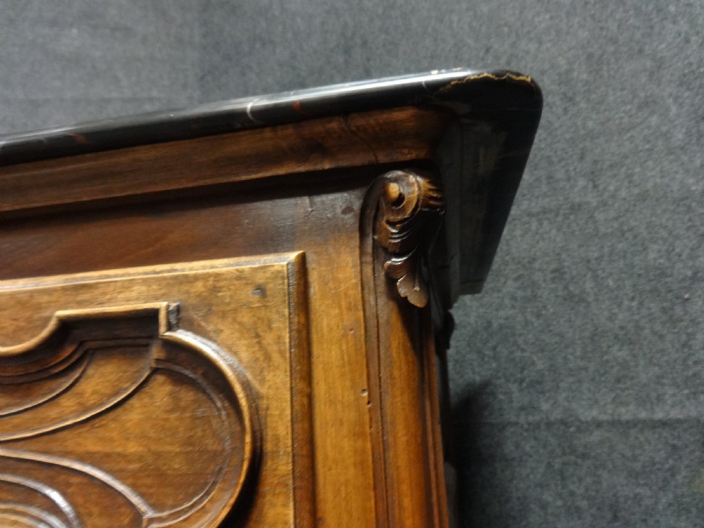 Fabulous French Walnut Commode Chest of Drawers View V