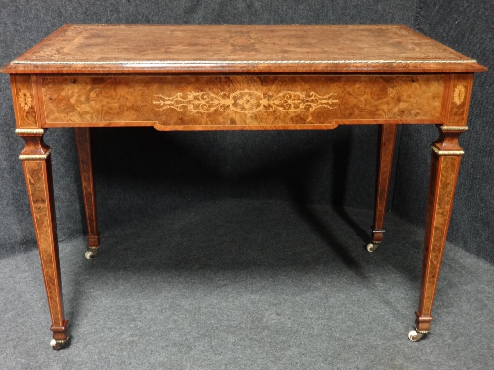 Fabulous Burr Walnut Inlaid  table View II