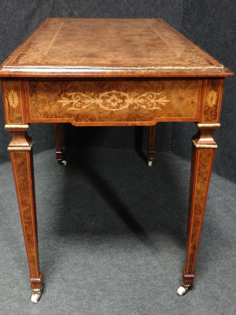 Fabulous Burr Walnut Inlaid  table View III