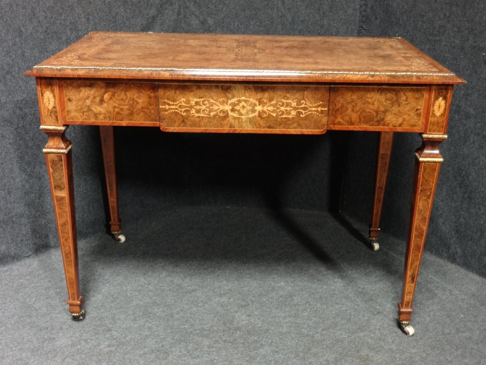 Fabulous Burr Walnut Inlaid  table View IV