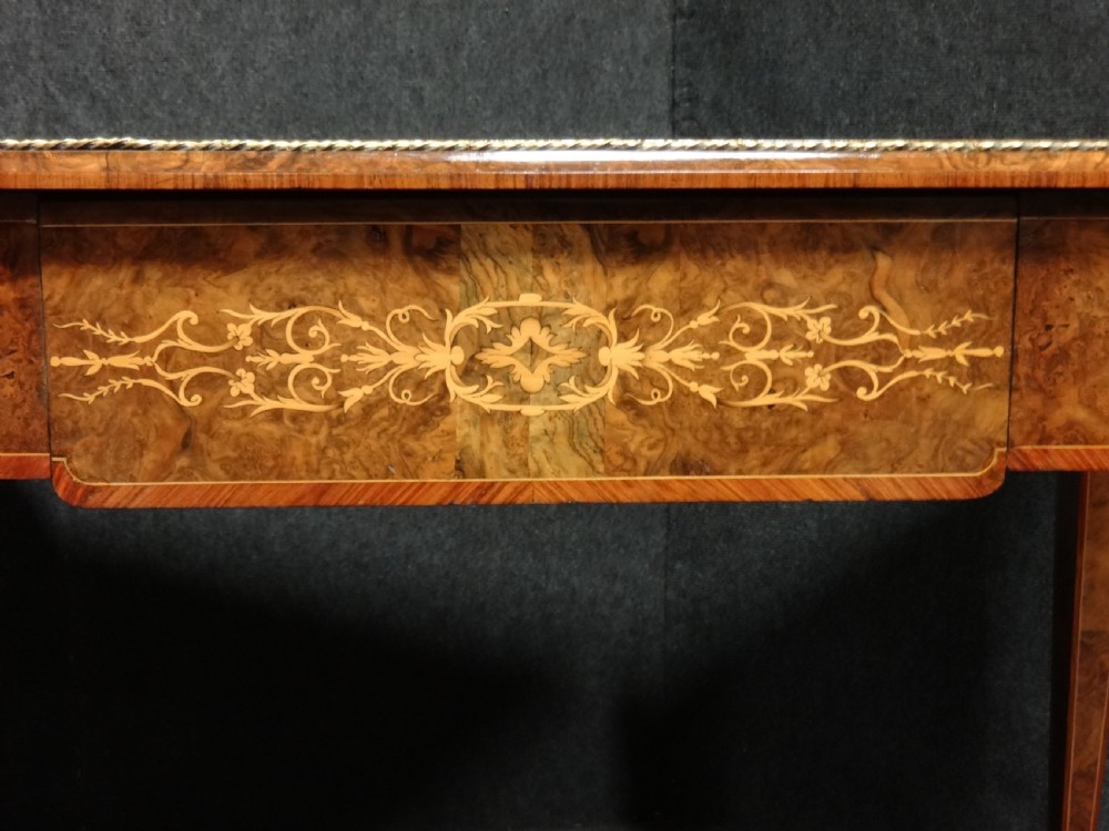 Fabulous Burr Walnut Inlaid  table View V