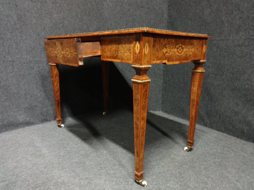 Fabulous Burr Walnut Inlaid  table View VIII