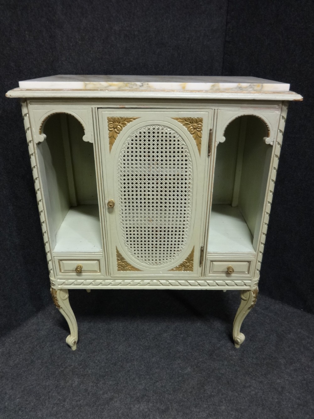 Very Pretty French Painted Cabinet View II