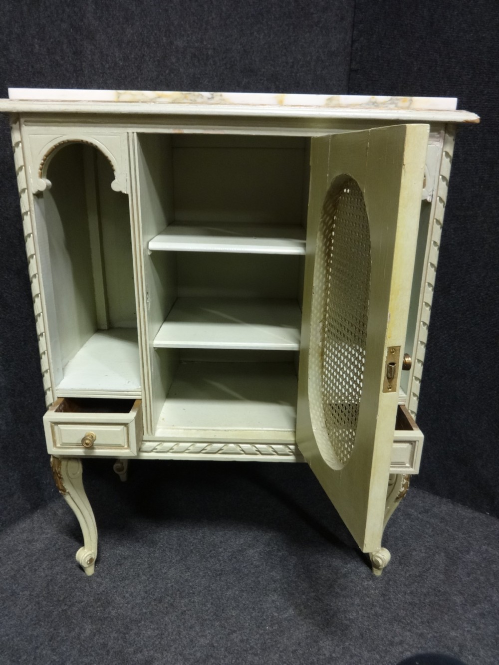 Very Pretty French Painted Cabinet View IV