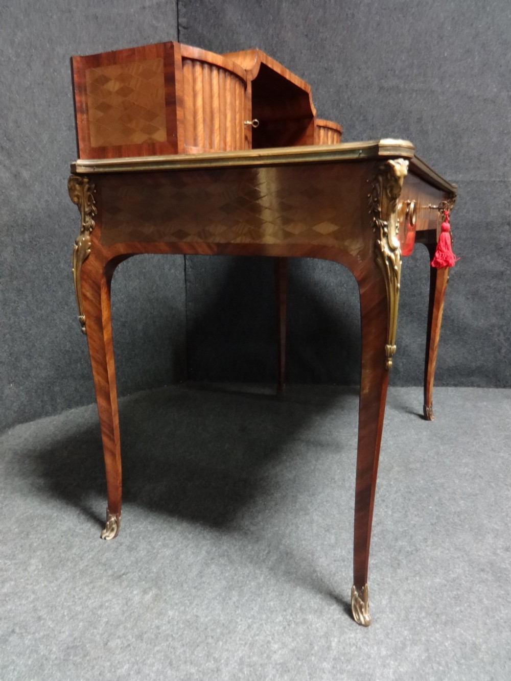 Outstanding French Freestanding Parquetry Ladies Desk View V