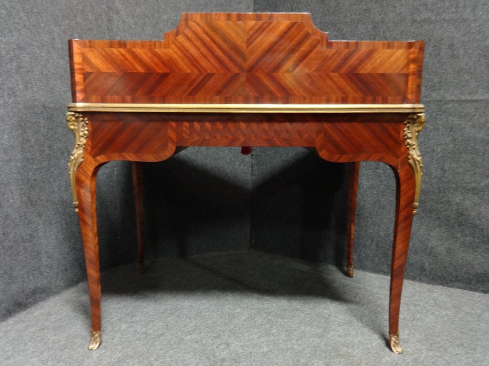 Outstanding French Freestanding Parquetry Ladies Desk View VIII
