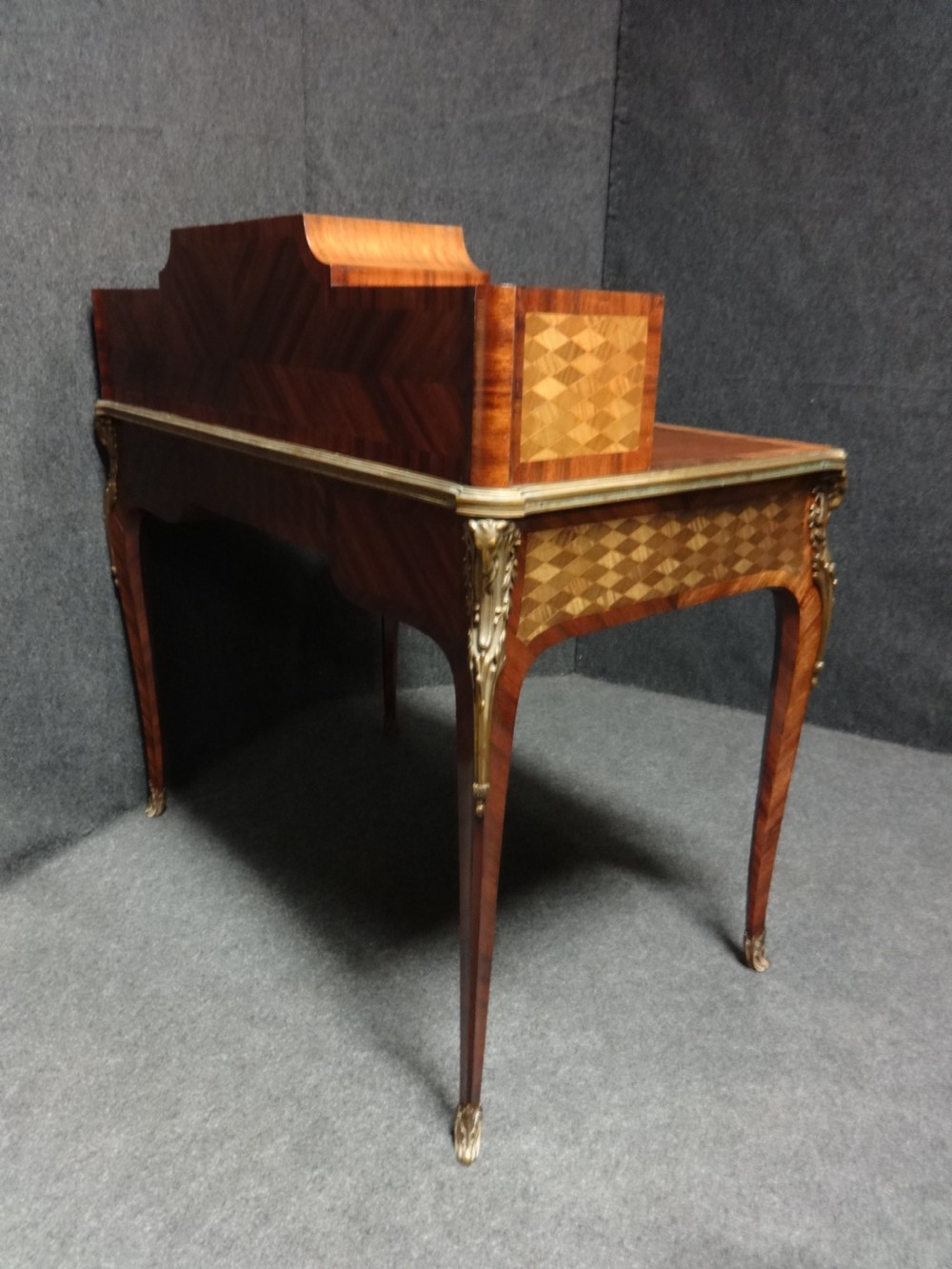 Outstanding French Freestanding Parquetry Ladies Desk View X