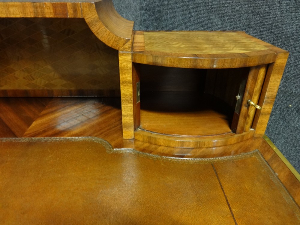 Outstanding French Freestanding Parquetry Ladies Desk View XIII