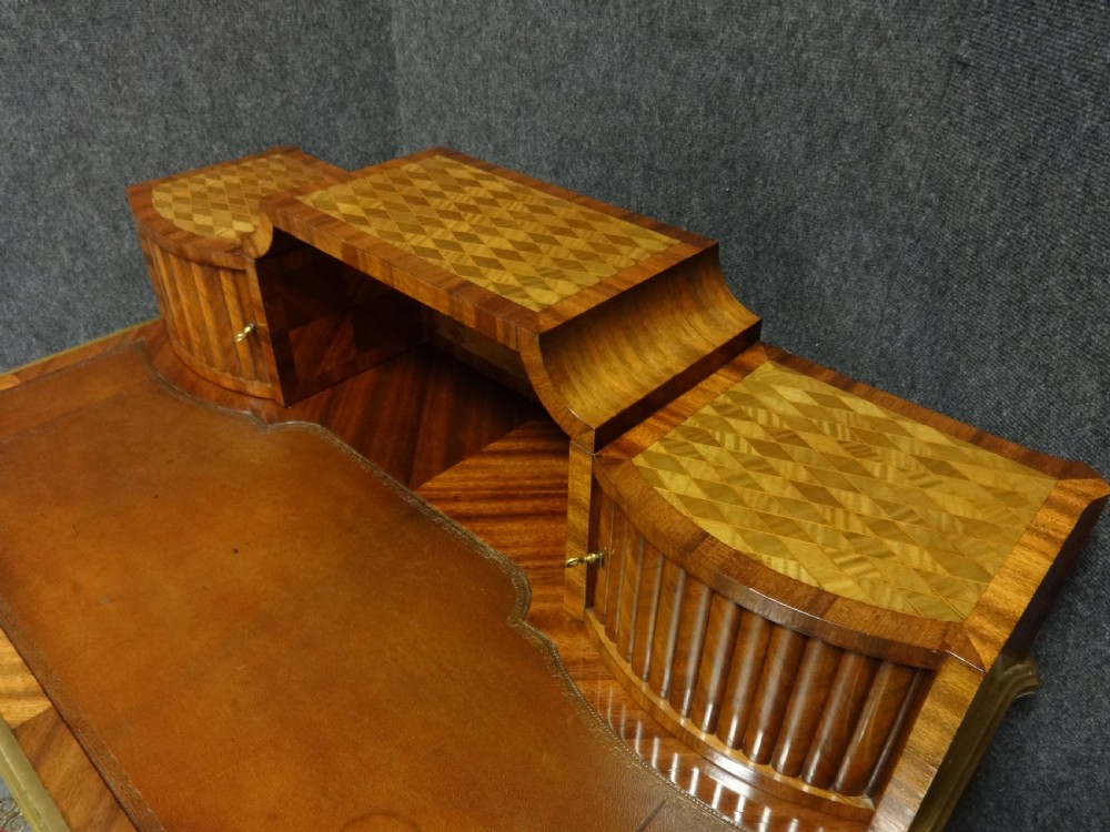 Outstanding French Freestanding Parquetry Ladies Desk View XIV