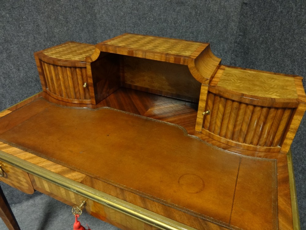 Outstanding French Freestanding Parquetry Ladies Desk View XV
