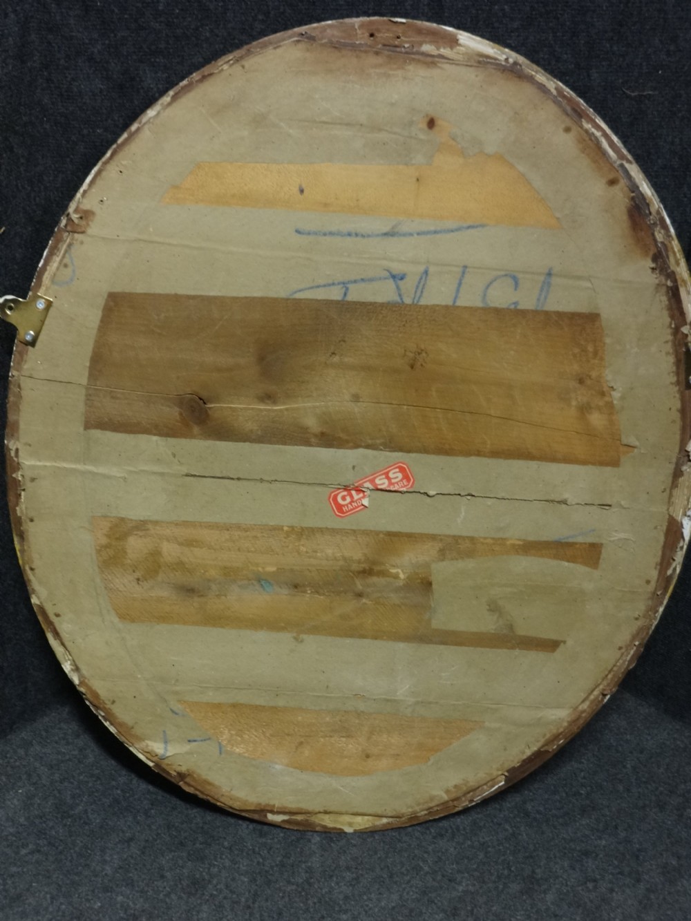 Very good Victorian Oval Gilt Mirror View IX
