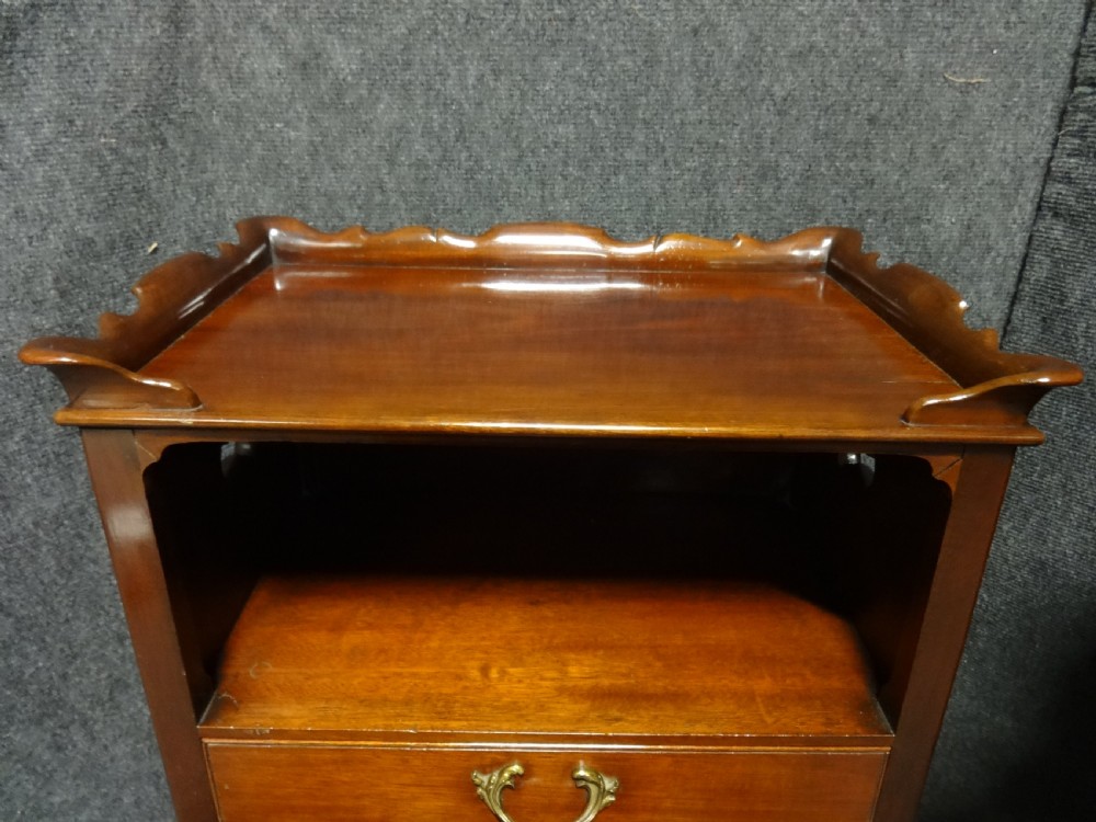 Matched Pair Mahogany Bedside Cabinets View V
