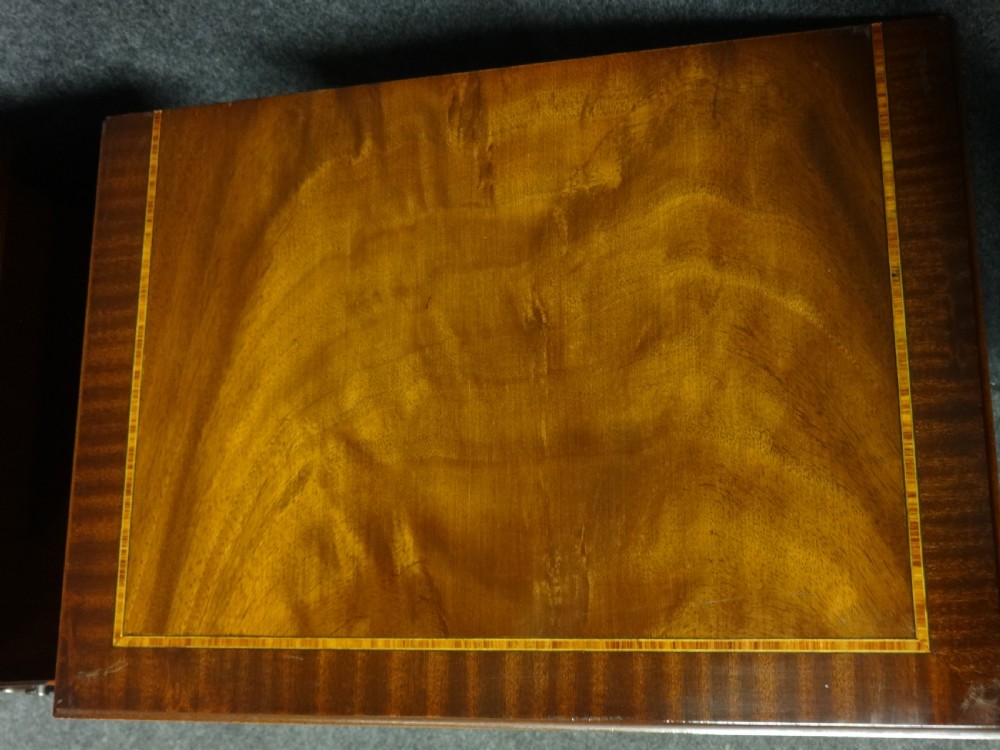 A Good Pair Mahogany Bedside Chest of Drawers View III