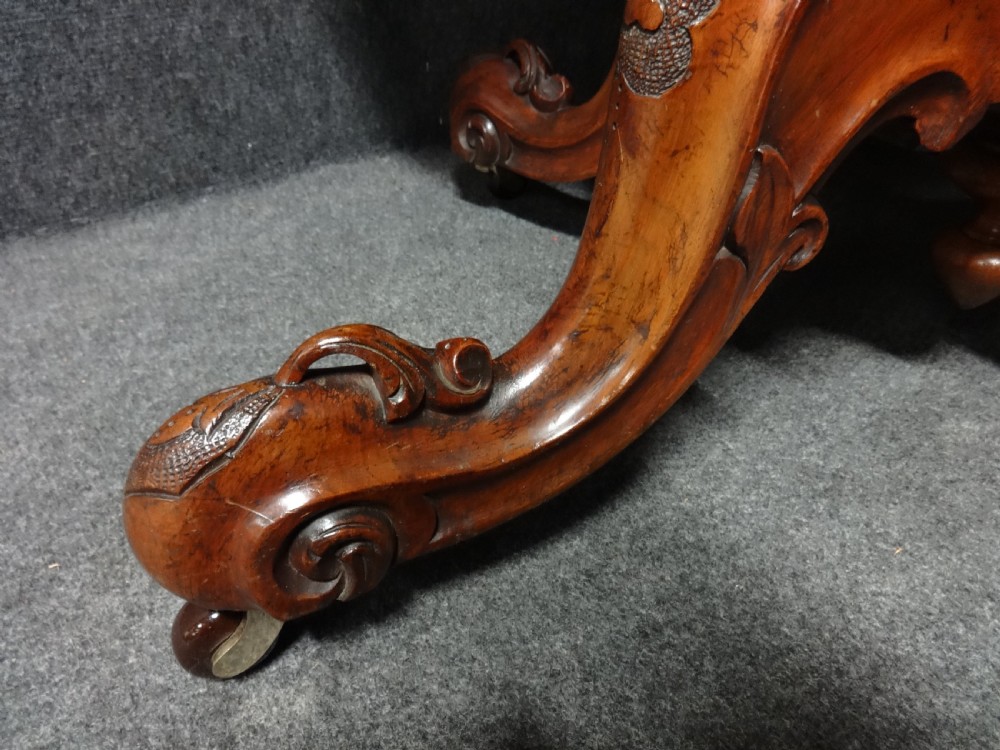Burr Walnut Card Games Table View IV