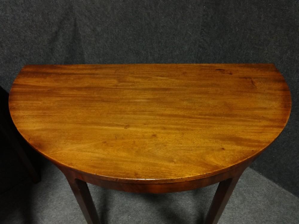 Pair  Georgian Mahogany Console End Tables View III