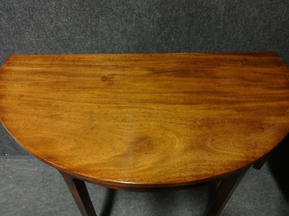 Pair  Georgian Mahogany Console End Tables View IV