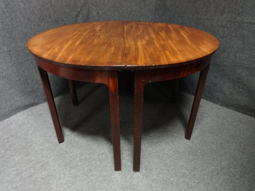 Pair  Georgian Mahogany Console End Tables View VI